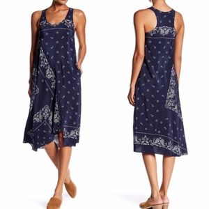 ✨ Theory Apalania Bandana Silk A-Line Dress ✨